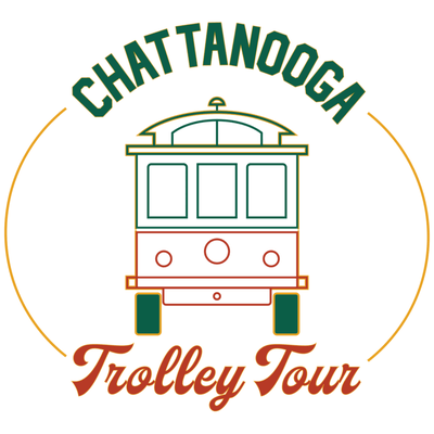 Chattanooga Trolley Tour logo with a stylized trolley and curved text above and below.